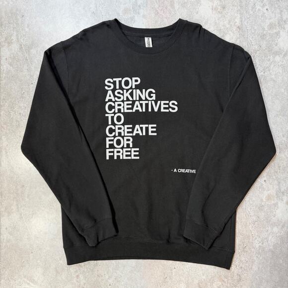 "Creatives" Graphic Sweatshirt - Picture 1 of 4